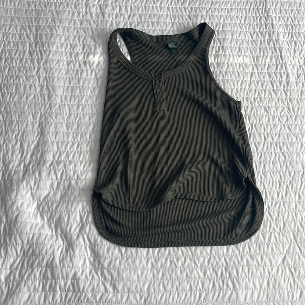 Khaki green/Used but in good condition